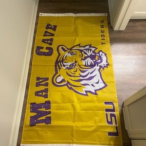 LSU Tigers Man Cave Polyester Flag